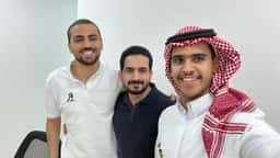 Group photo with Abdelrahman and the AFAQY team in Riyadh