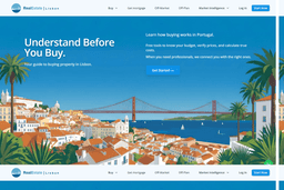 Real Estate Lisbon production website
